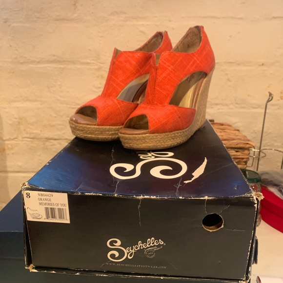 Seychelles “Memories of You” wedges - fabulous color and texture! - Picture 2 of 3